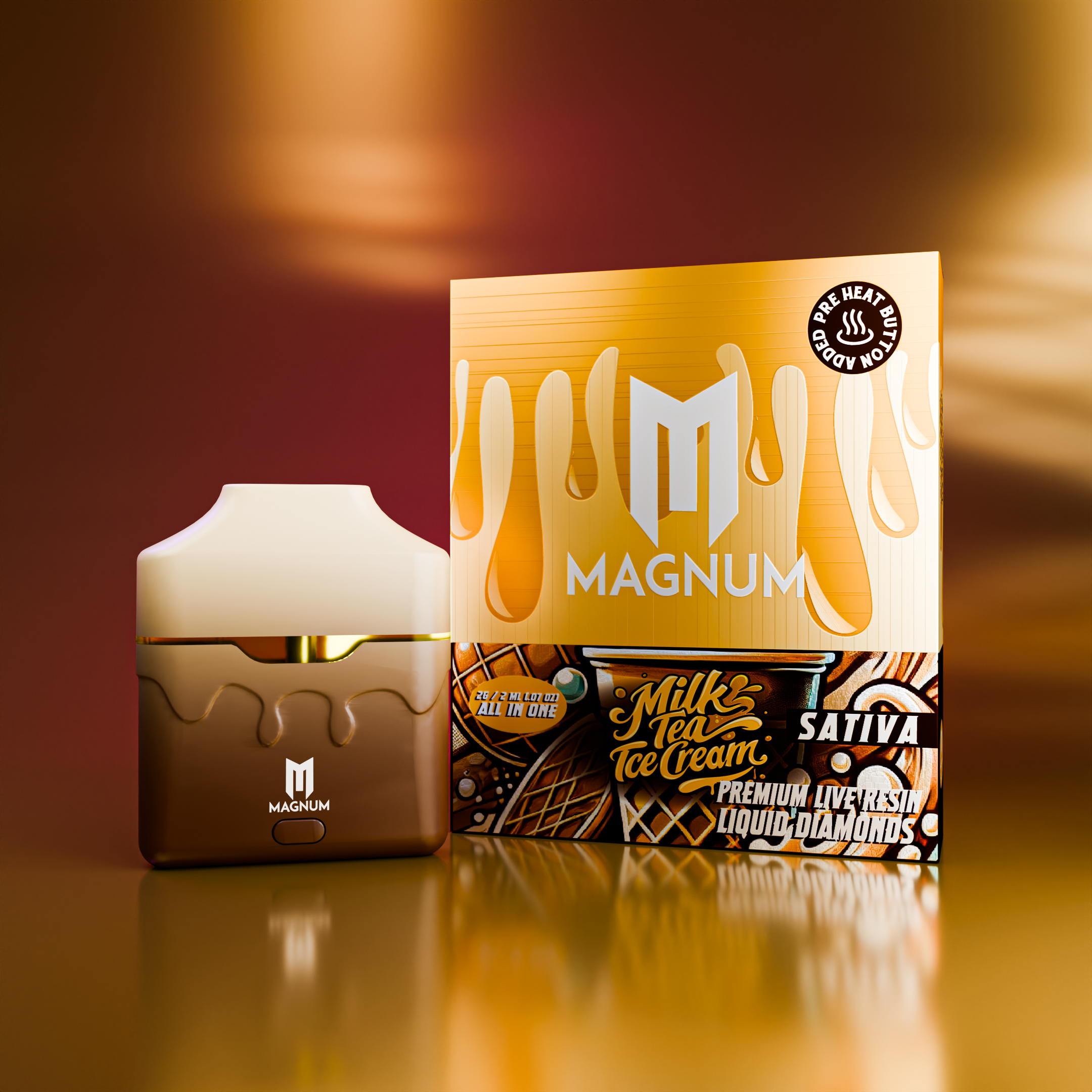 Milk Tea Ice Cream - 2g THCA All in One