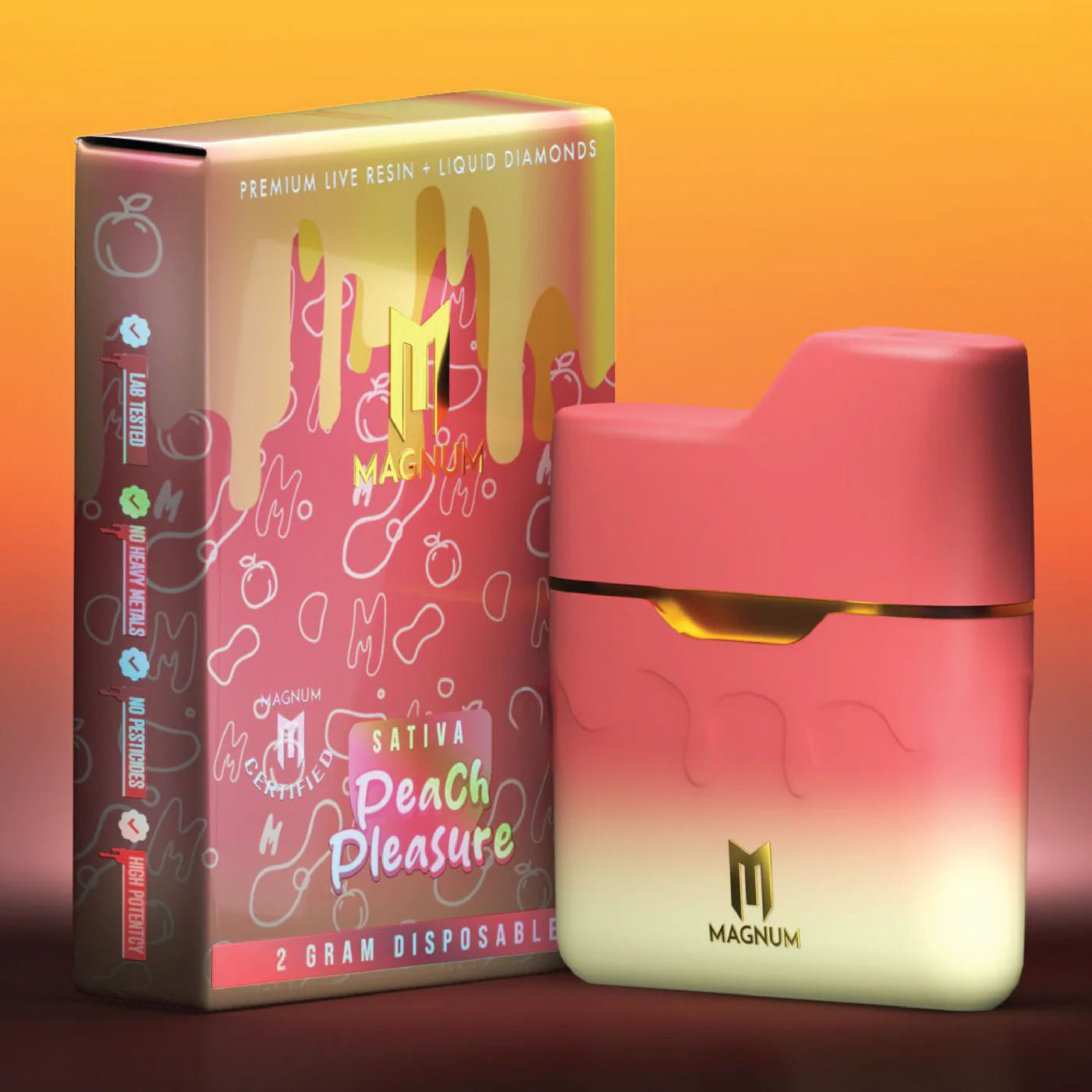 Peach Pleasure - 2g THCA All in One
